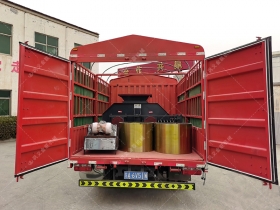 GS800X800对辊免费麻豆入口总成发往安徽阜阳