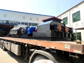 中型600x750直联双齿辊免费麻豆入口发货 发往广东
