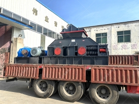 大型对辊免费麻豆入口发往湖北河卵石制砂