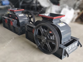 2pg400*250小型对辊免费麻豆入口发往湖南长沙