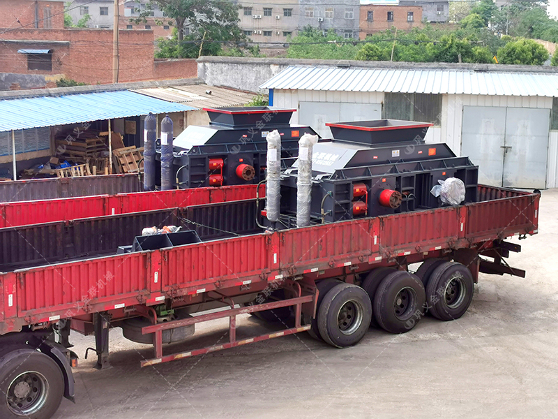 时产100吨和200吨的石灰石生产线，选择的液压对辊91麻豆网站激情有何不同？